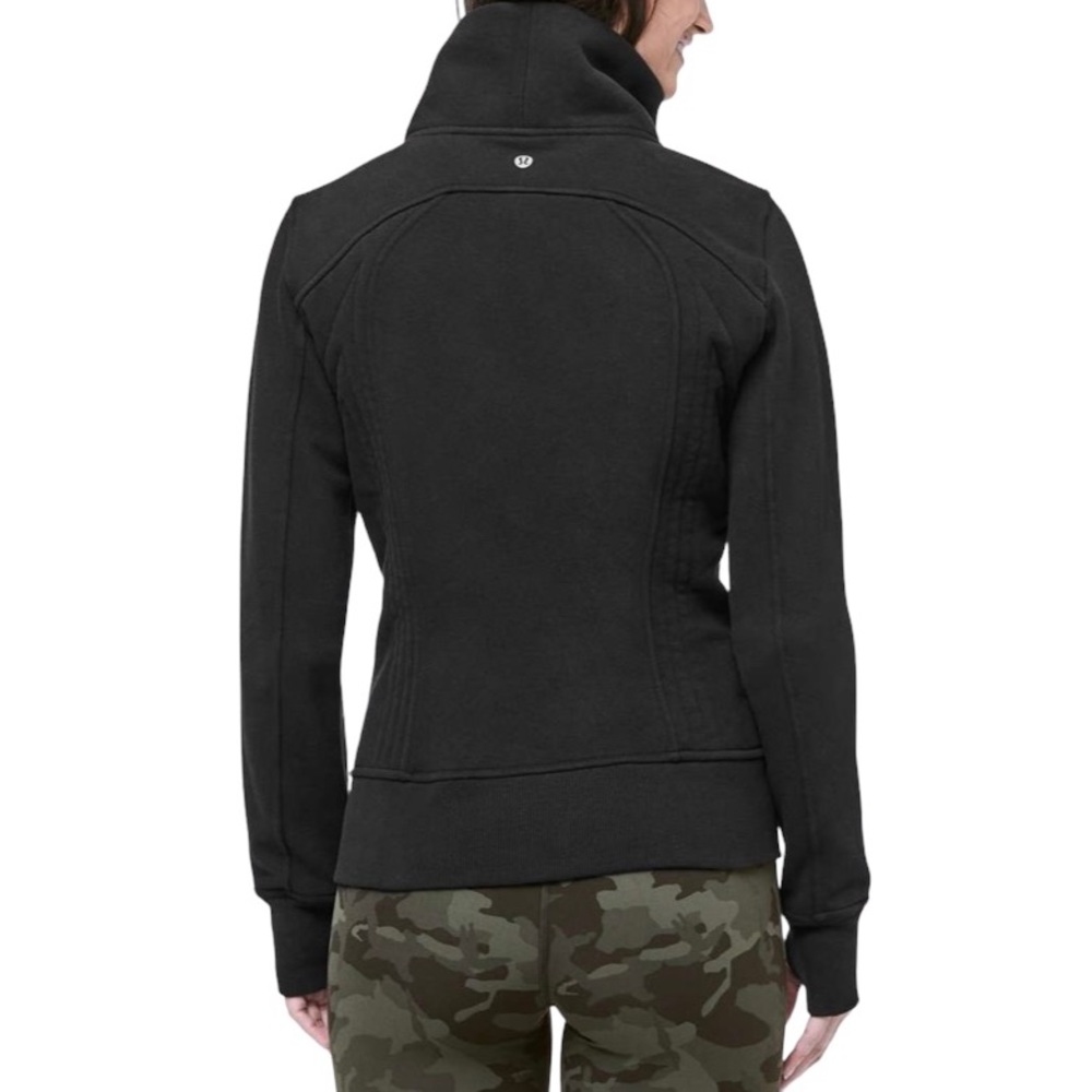 Lululemon Moving Meditation Cotton Fleece Jacket Black Size 12